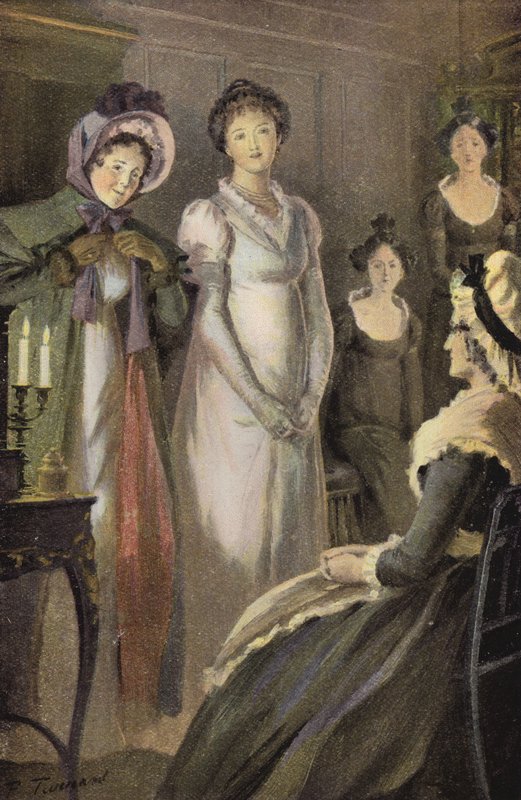 Illustration til Silas Marner af George Eliot (farve litho) af Percy Tarrant