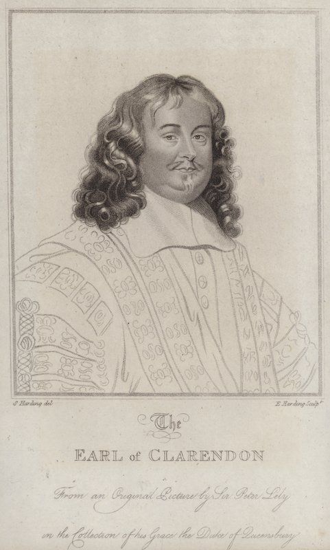 Edward Hyde af Peter (after) Lely