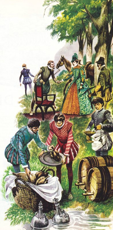 En picnic for dronning Elizabeth I af Peter Jackson