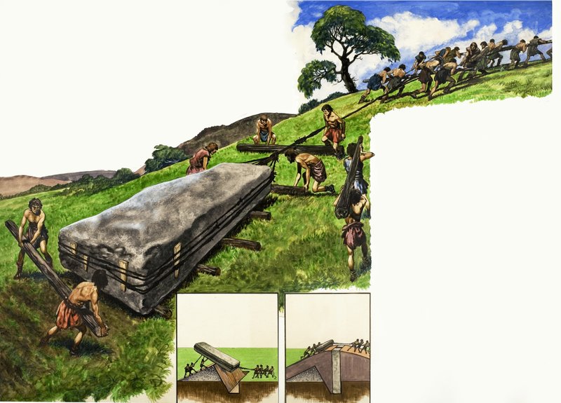 Bygning af Stonehenge af Peter Jackson