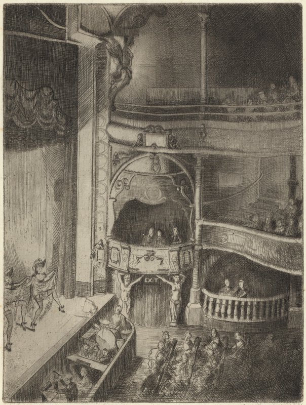 Dansende piger i et teater af Peter Jackson