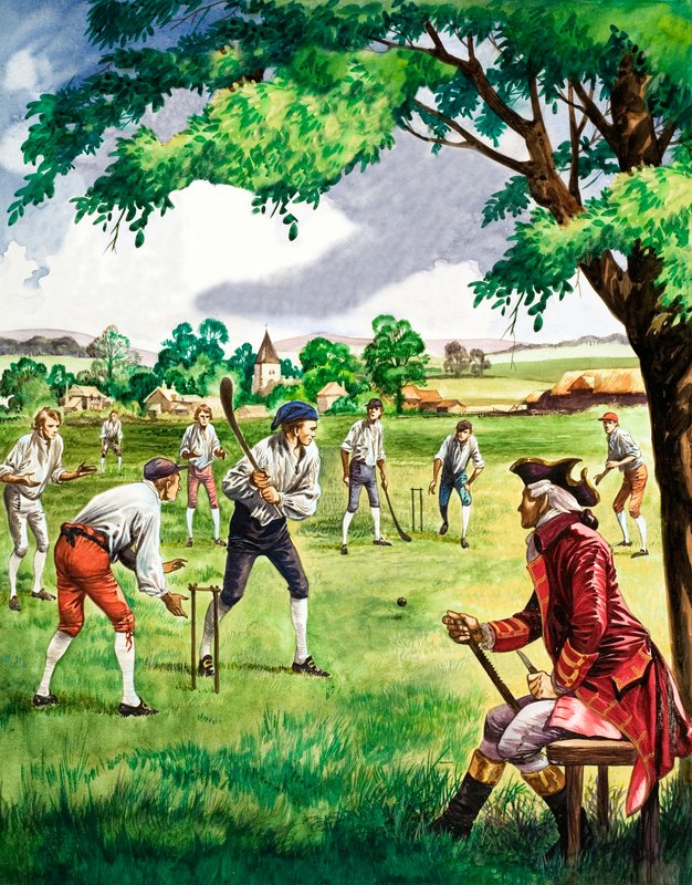 Tidlig cricketkamp af Peter Jackson