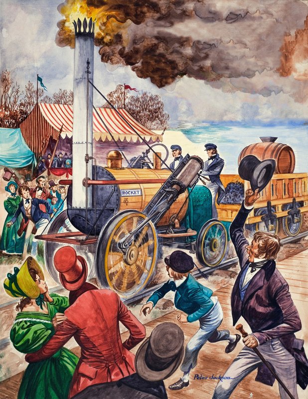 George Stephenson og raketten af Peter Jackson