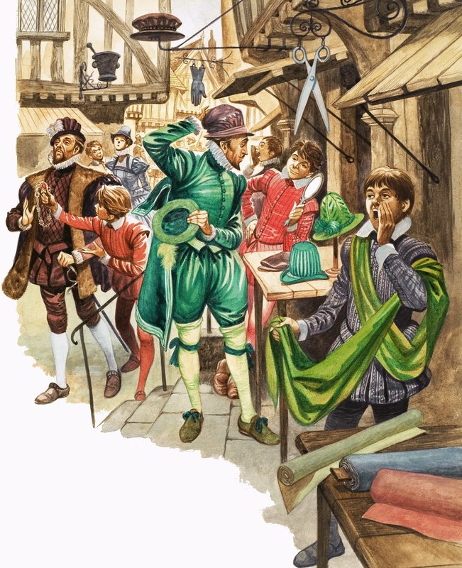 Once Upon a Time... markeds- og gadehandlere i Tudor-alderen af Peter Jackson