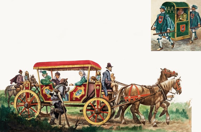 Offentlig transport: hest, vogn og sedanstol af Peter Jackson