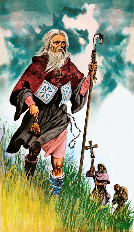 Saint Patrick tager Guds budskab på tværs af Irland til fods af Peter Jackson