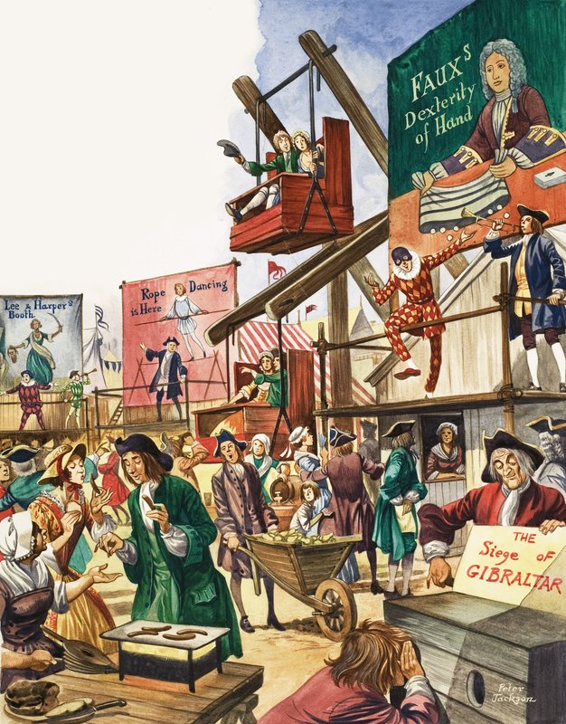 The Wonderful Story of Britain: Messer og sjov for folket. Bartholomew Fair af Peter Jackson