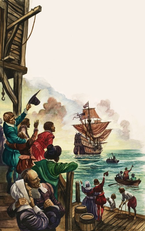 Den vidunderlige historie om Storbritannien: Pilgrimsfædrene af Peter Jackson