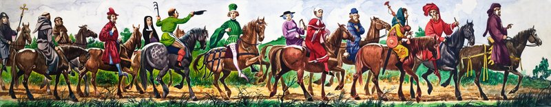 Den vidunderlige historie om Storbritannien: Digteren Chaucer og pilgrimmene af Peter Jackson