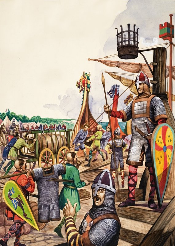 The Wonderful Story of Britain: The Saxon Warriors and Norman Invaders af Peter Jackson