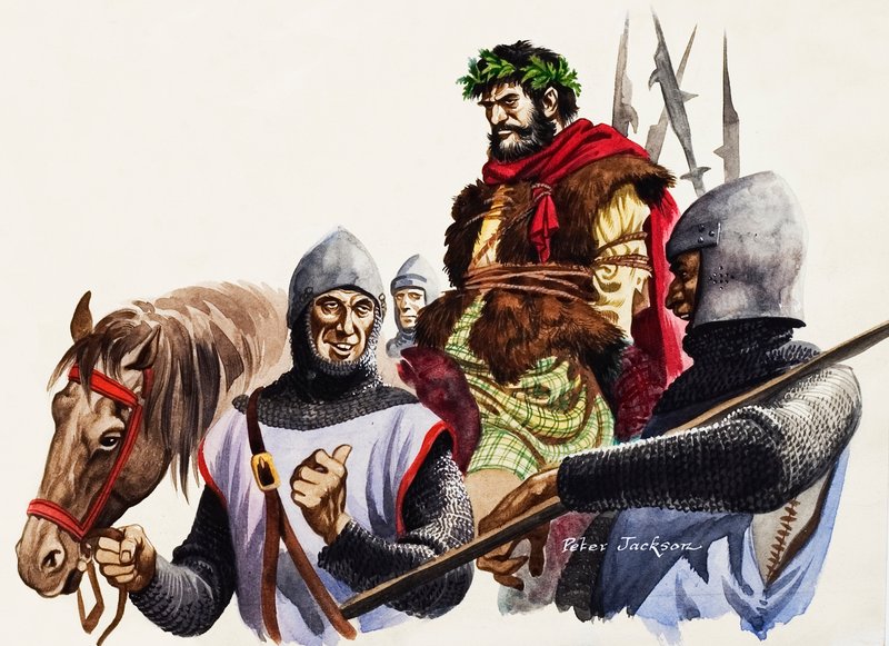 William Wallace bliver paraderet i fangenskab af Peter Jackson