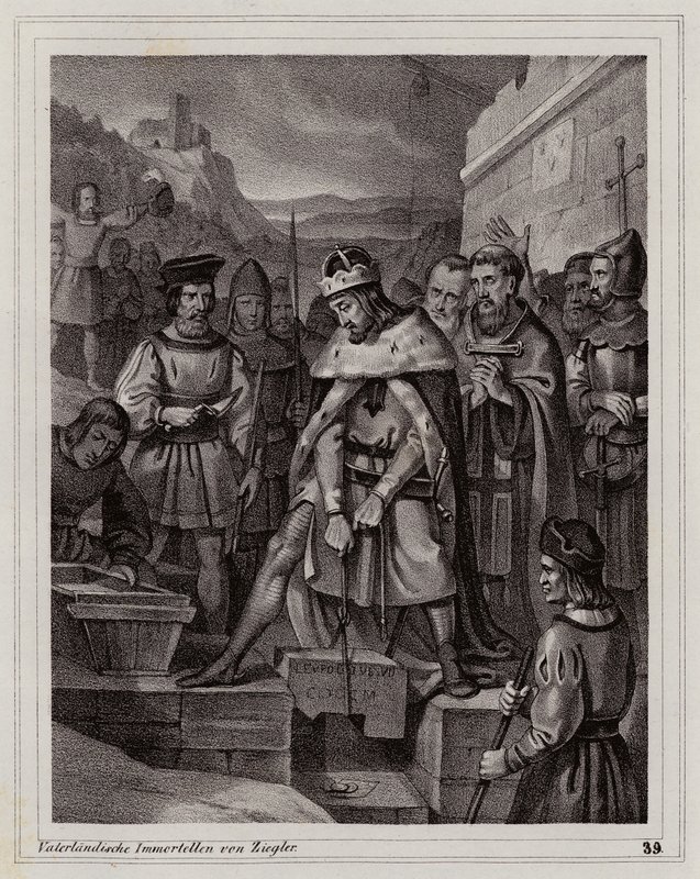 Grundlæggelse af Lilienfeld kloster af Peter Johann Nepomuk Geiger
