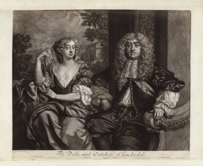 Portræt af hertugen og hertuginden af Lauderdale af Peter Lely