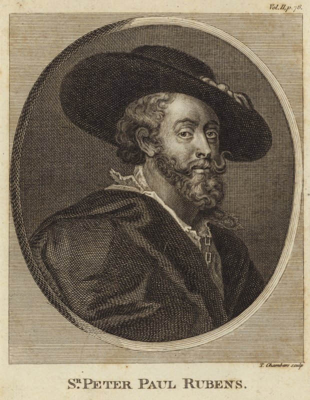 Portræt af Peter Paul Rubens af Peter Paul Rubens