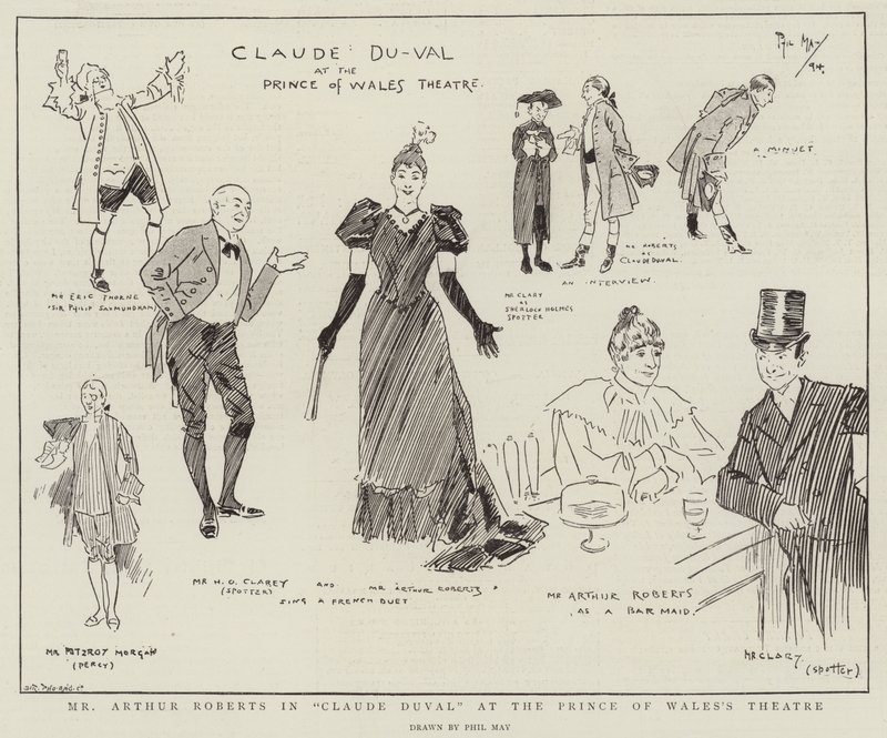 Arthur Roberts i Claude Duval i Prince of Wales