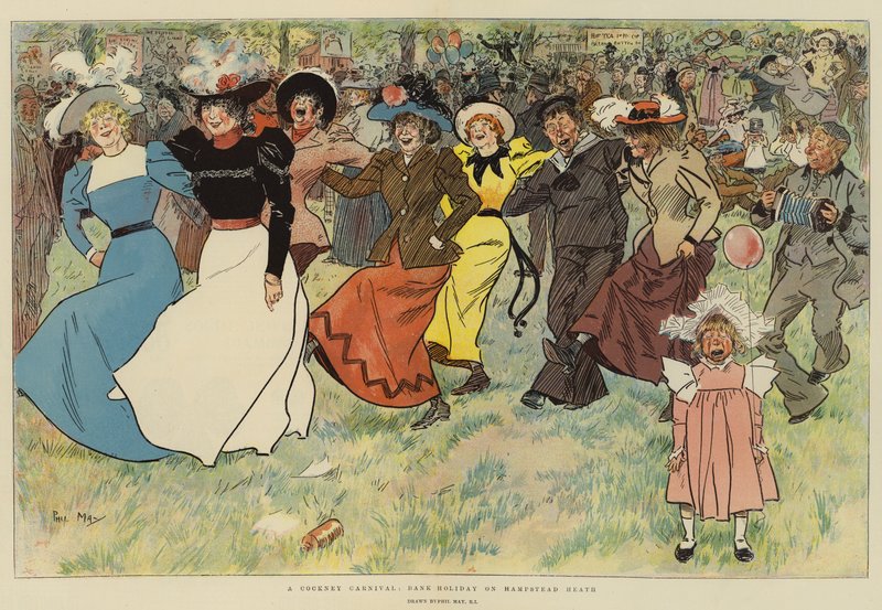 Et Cockney-karneval, helligdag på Hampstead Heath af Phil May