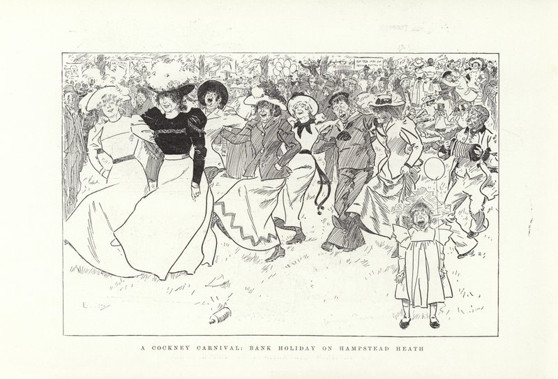 Et Cockney-karneval, helligdag på Hampstead Heath af Phil May