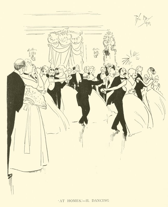 Tegneserie af Phil May, fra 1890