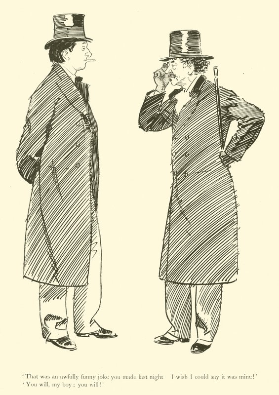 Tegneserie af Phil May, fra 1890