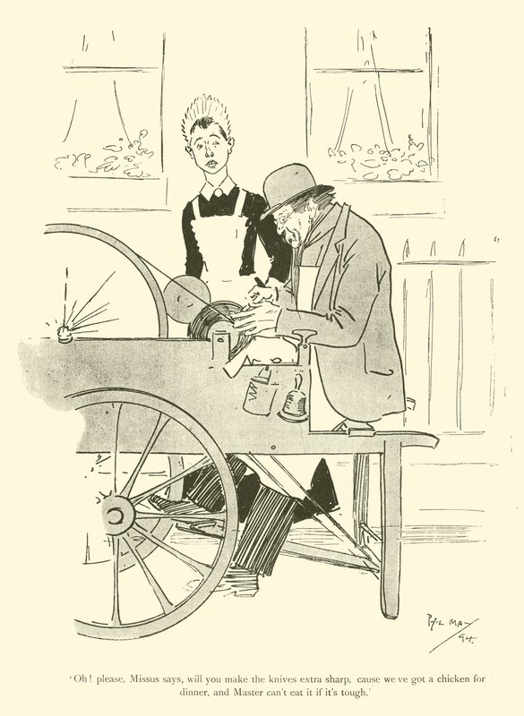 Tegneserie af Phil May, fra 1890
