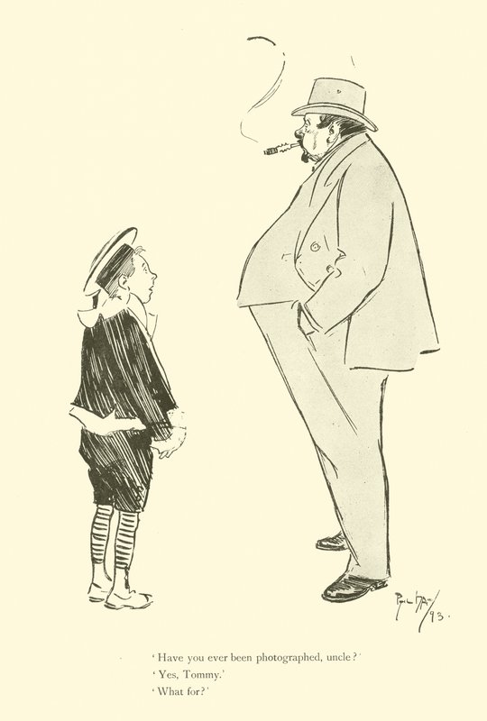 Tegneserie af Phil May, fra 1890