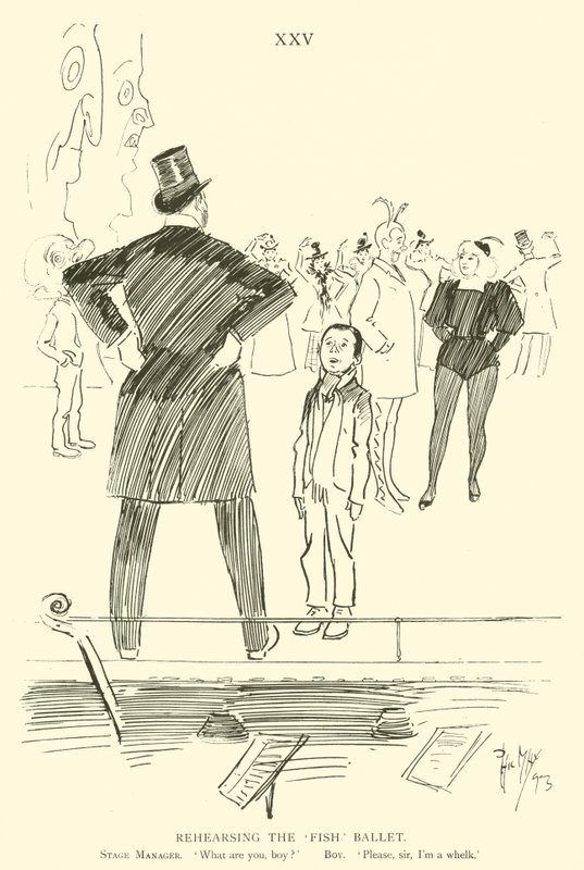 Tegneserie af Phil May, fra 1890