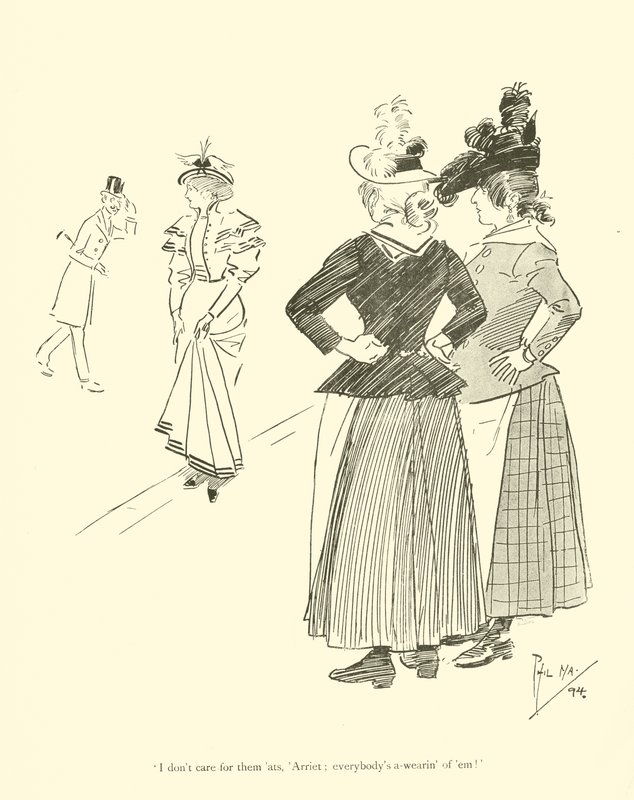Tegneserie af Phil May, fra 1890