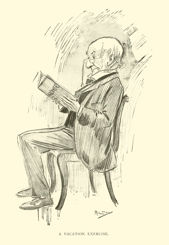 Tegneserie af Phil May, fra 1890