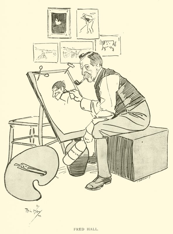 Tegneserie af Phil May, fra 1890