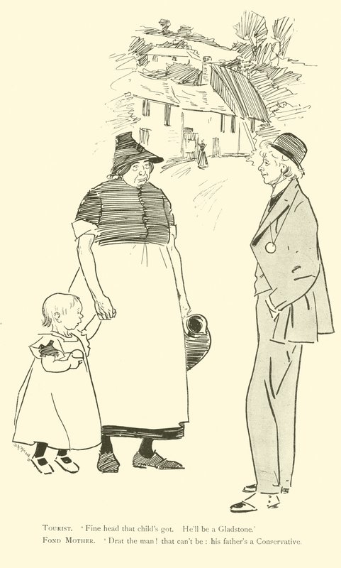 Tegneserie af Phil May, fra 1890