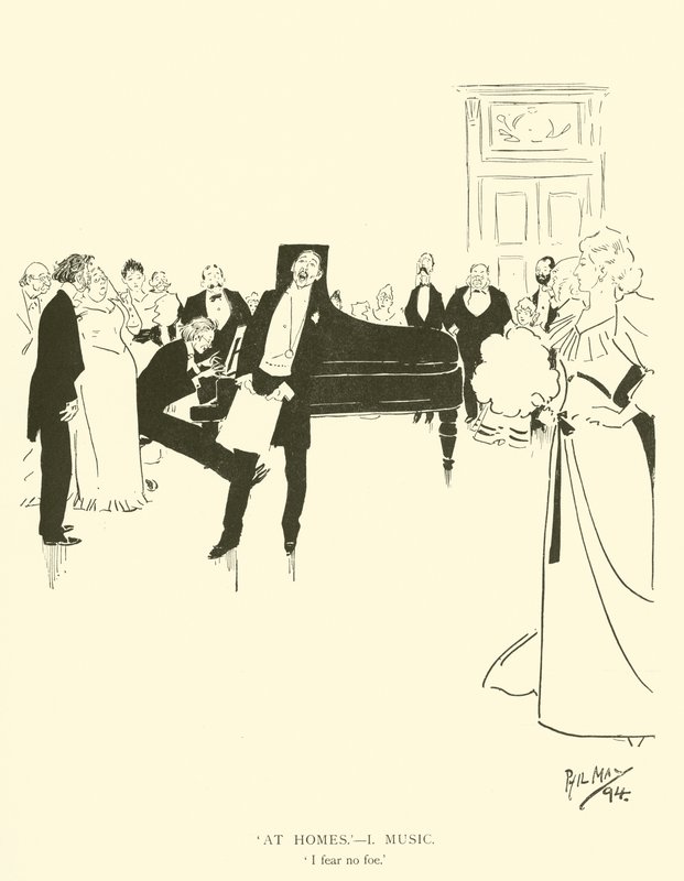 Tegneserie af Phil May, fra 1890