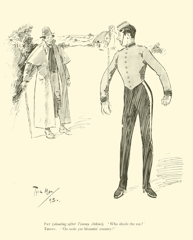 Tegneserie af Phil May, fra 1890