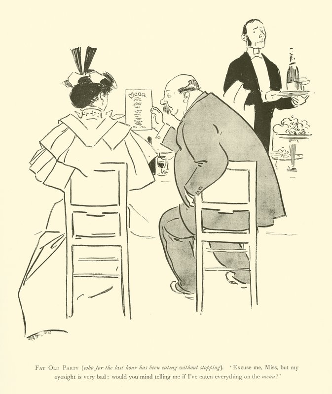 Tegneserie af Phil May, fra 1890
