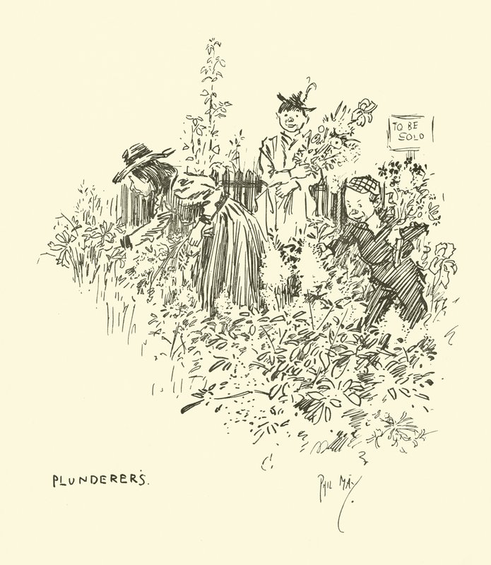 Illustration til Phil Mays Gutter-Snipes af Phil May