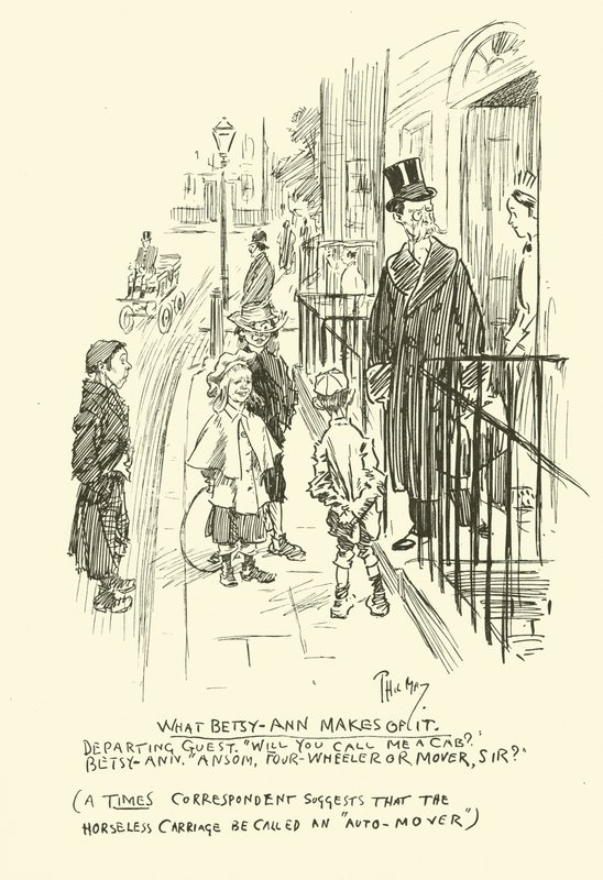 Illustration til Phil Mays Gutter-Snipes af Phil May