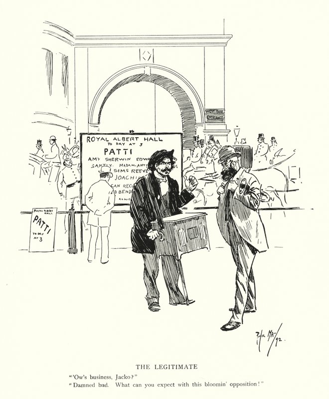 Det legitime (litho) af Phil May