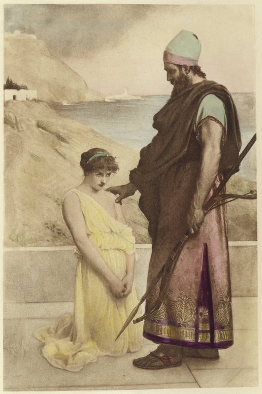En fange af spyd og pile af Philip Hermogenes Calderon