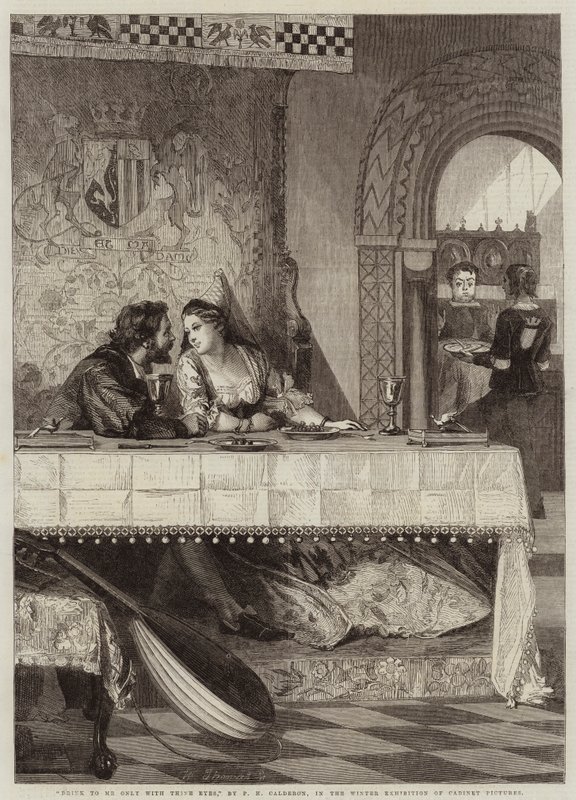 Drik kun til mig med dine øjne af Philip Hermogenes Calderon
