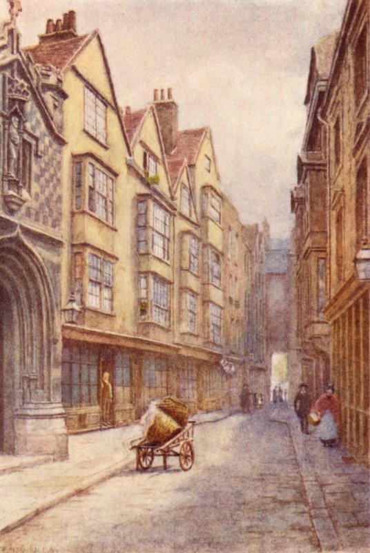 Cloth Fair, West Smithfield, ser mod vest, 1904 af Philip Norman