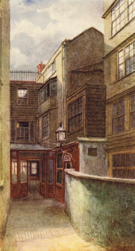Dicks kaffehus, Fleet Street, 1899 af Philip Norman