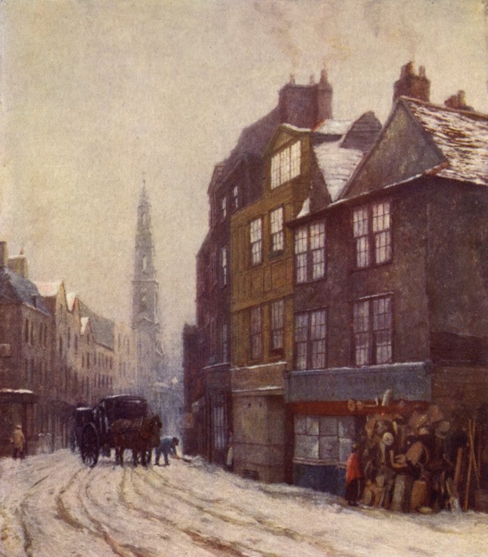 Nell Gwyns Lodging, Drury Lane, februar 1881 af Philip Norman