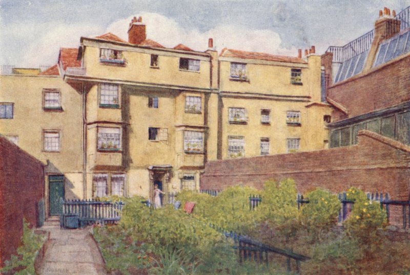 Nr. 13, 14 og 15 Nevills Court, Fetter Lane, 1901 af Philip Norman