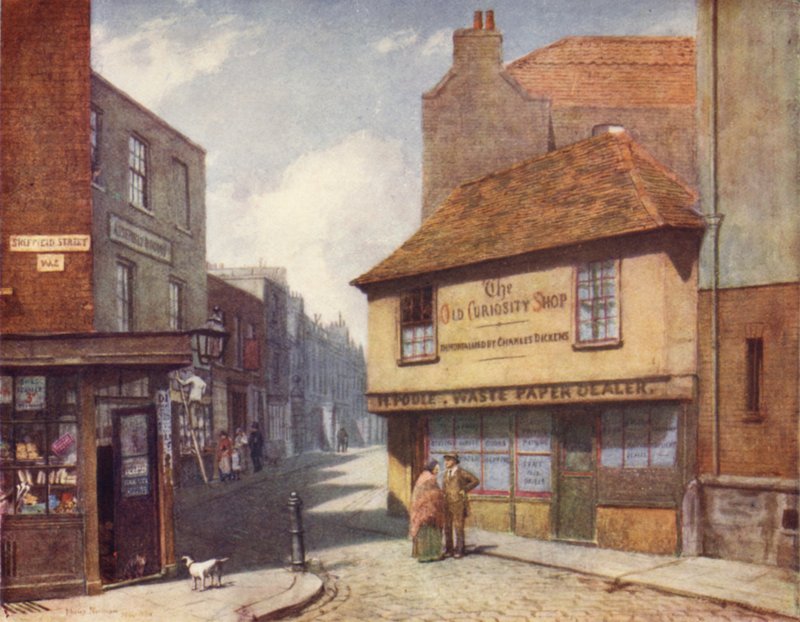 Old Curiosity Shop, Portsmouth Street, 1884 af Philip Norman