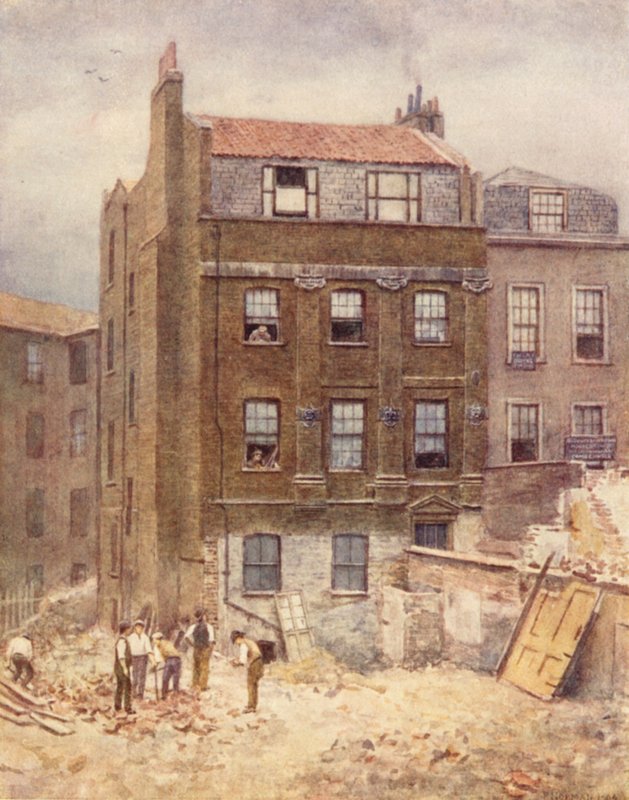 Portsmouth House, South-West Corner of Lincolns Inn Fields, 1904 af Philip Norman