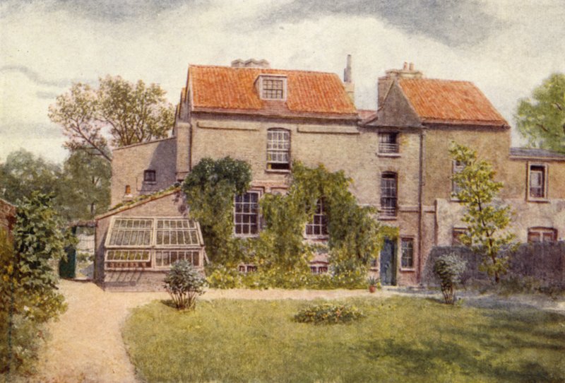 Sandford Manor House fra baghaven, 1898 af Philip Norman