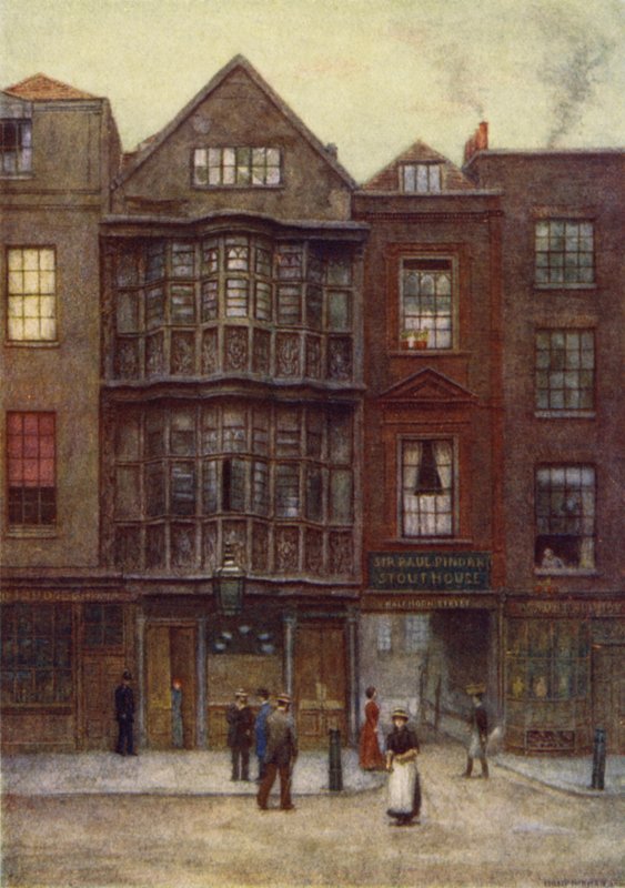 Sir Paul Pindars House, Bishopsgate Street, 1877 af Philip Norman