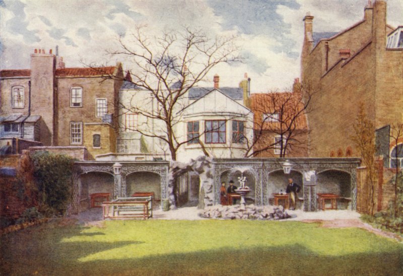 Six Bells Tavern og Bowling Green, Chelsea, 1900 af Philip Norman