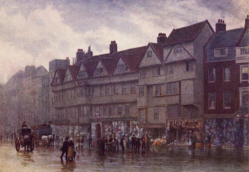 Staple Inn, Holborn, 1884 af Philip Norman