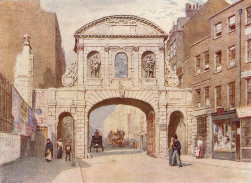 Temple Bar, 1876 af Philip Norman