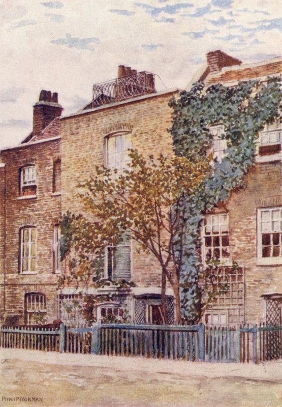 Turners House, Cheyne Walk, Chelsea, 1887 af Philip Norman